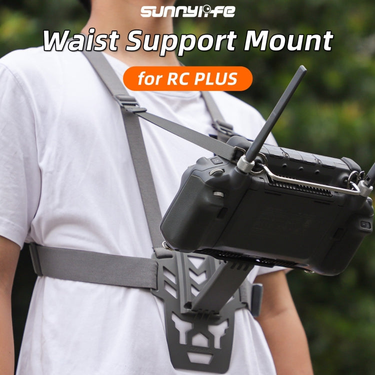 Soporte de cintura para control remoto DJI RC Plus Sunnylife con correa para el pecho, For DJI RC Plus