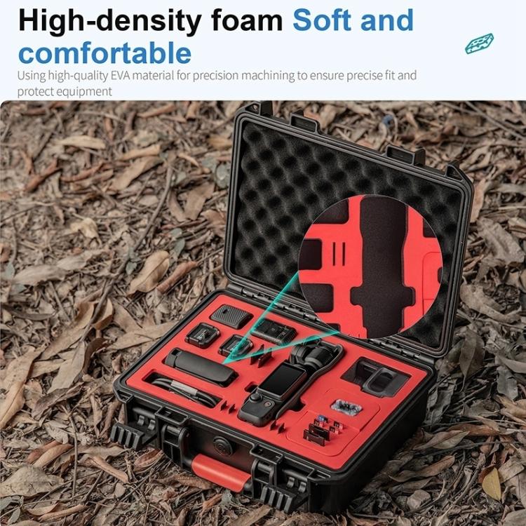 Para DJI Osmo Pocket 3 STARTRC impermeable PP Kit completo caja de almacenamiento de maleta, For DJI Osmo Pocket 3