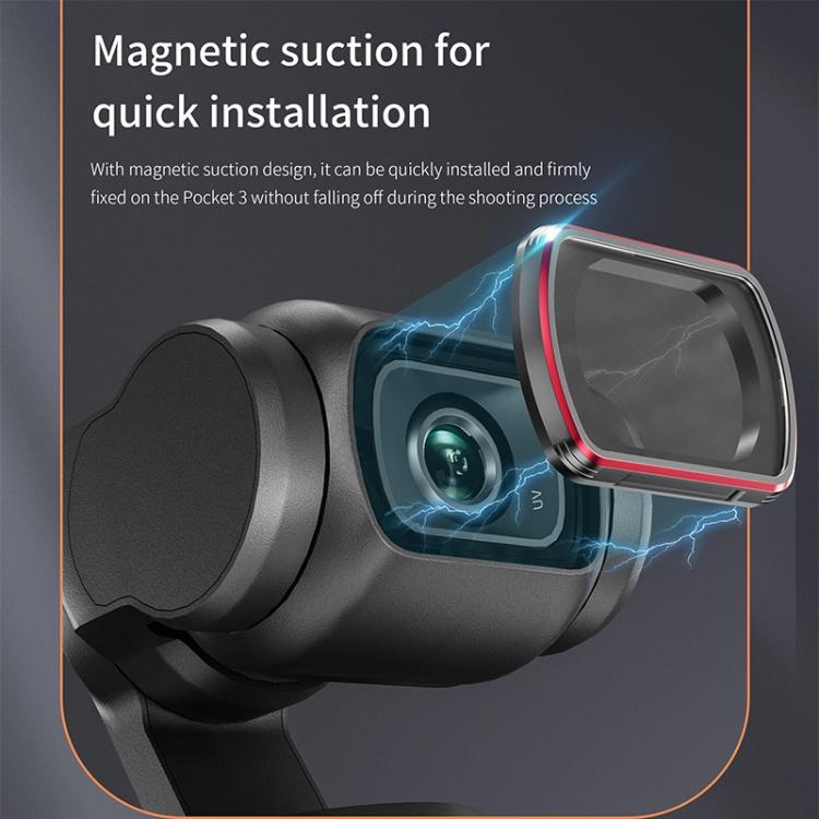 Para filtro de lente UV DJI OSMO Pocket 3 STARTRC, UV