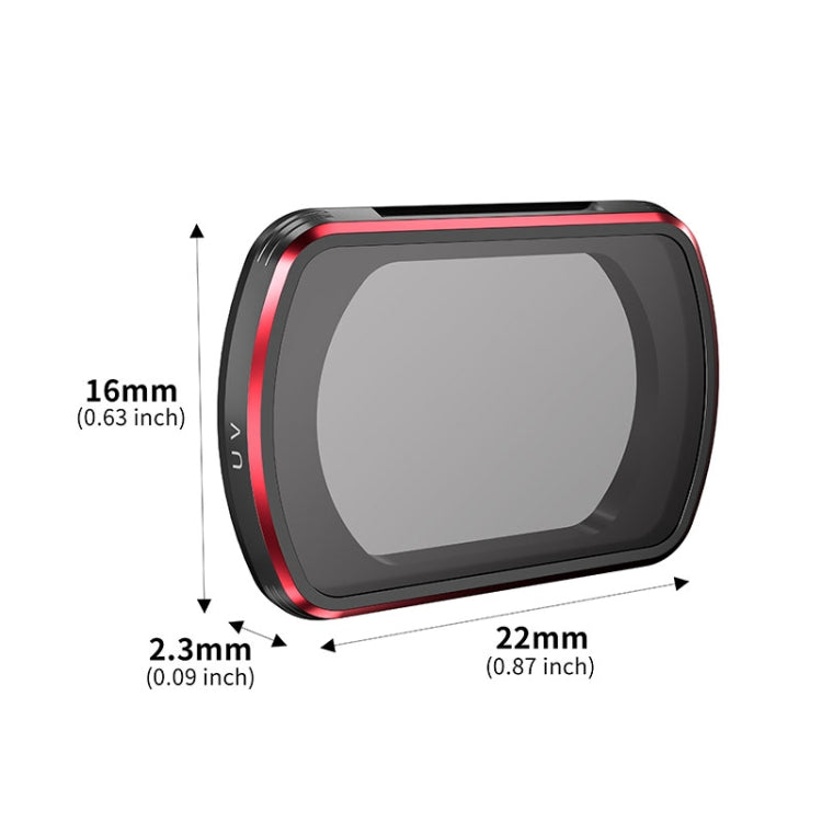 Para filtro de lente UV DJI OSMO Pocket 3 STARTRC, UV