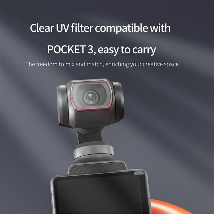 Para filtro de lente UV DJI OSMO Pocket 3 STARTRC, UV