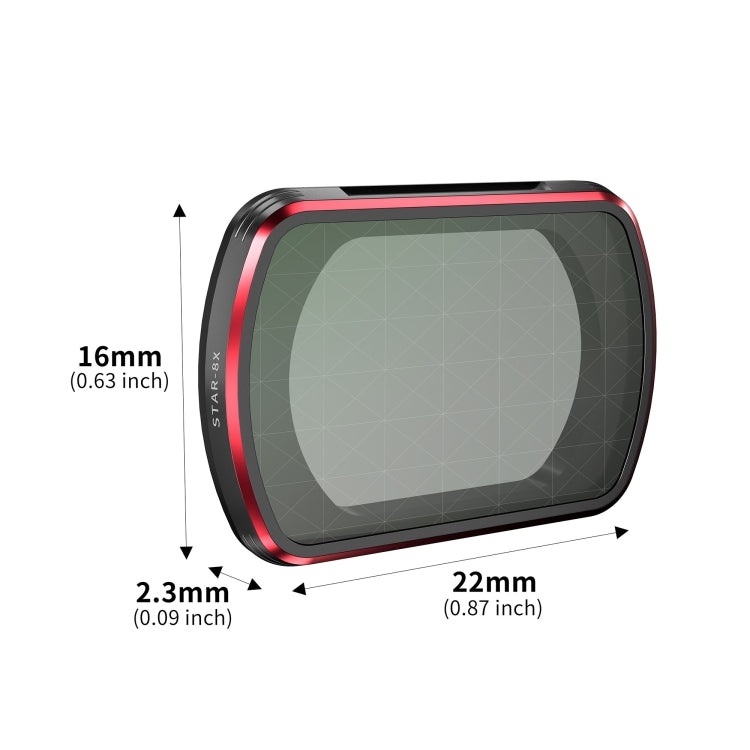 Para filtro de lente DJI OSMO Pocket 3 STARTRC Star, Star