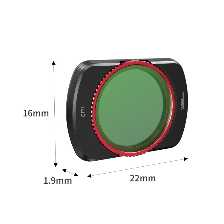 Para filtro de lente DJI OSMO Pocket 3 STARTRC CPL, CPL