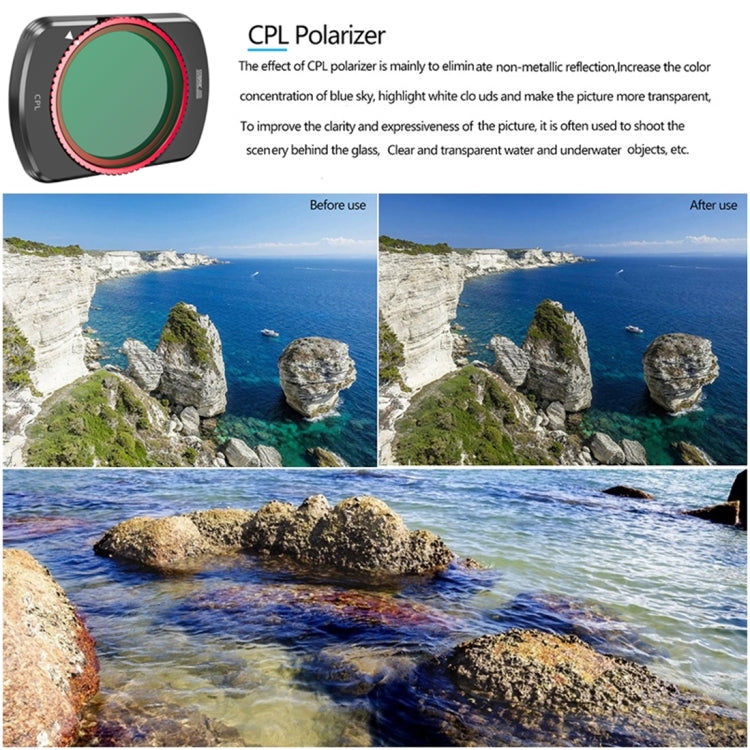 Para filtro de lente DJI OSMO Pocket 3 STARTRC CPL, CPL