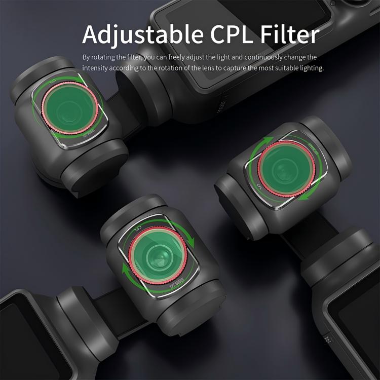 Para filtro de lente DJI OSMO Pocket 3 STARTRC CPL, CPL
