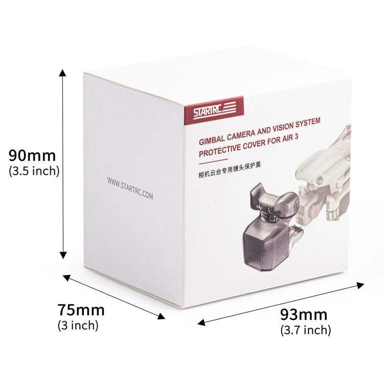 Para DJI Air 3 STARTRC cubierta protectora de lente cubierta de cardán, For DJI Air 3