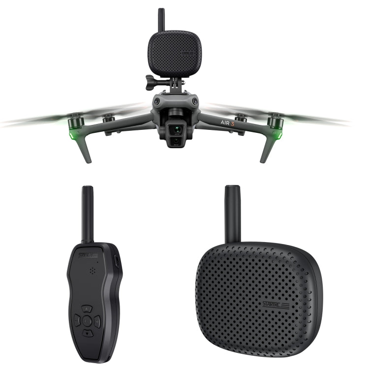 STARTRC Drone Megáfono Altavoz portátil inalámbrico Control de 3KM para DJI Mavic / Air / Mini Series, 3KM Control
