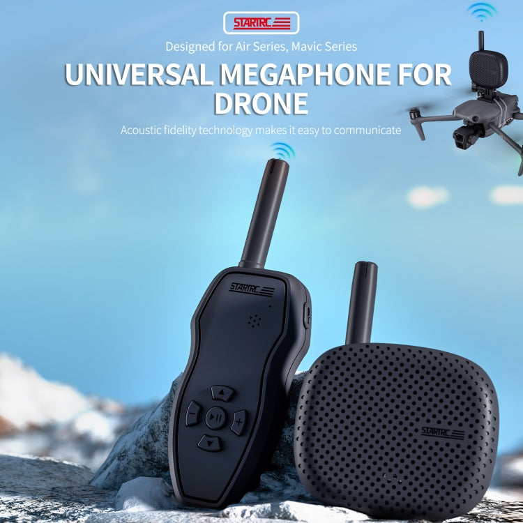 STARTRC Drone Megáfono Altavoz portátil inalámbrico Control de 3KM para DJI Mavic / Air / Mini Series, 3KM Control