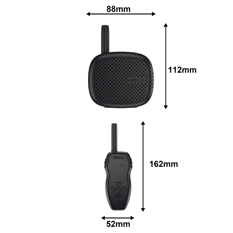 STARTRC Drone Megáfono Altavoz portátil inalámbrico Control de 3KM para DJI Mavic / Air / Mini Series, 3KM Control