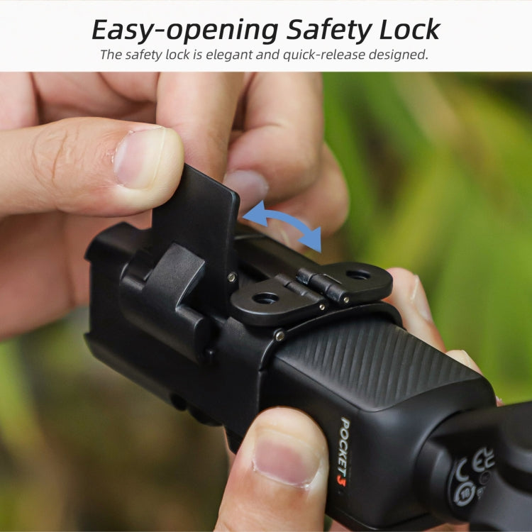 Para DJI OSMO Pocket 3 Sunnylife adaptador de expansión plegable doble ganchos adaptador funda protectora con soporte, OP3-AD748