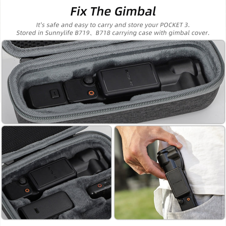 Para DJI OSMO Pocket 3 Sunnylife Protector de cámara con cubierta de cardán integrado, OP3-Z754