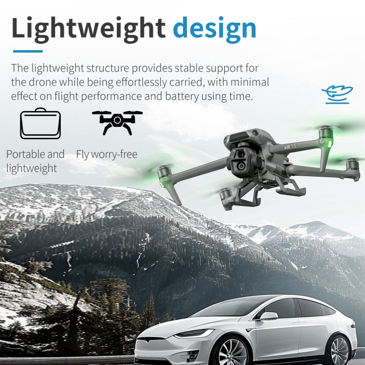 Bastidor de entrenamiento para tren de aterrizaje elevado, anticaídas y antisuciedad, plegable, para DJI Air 3S/3 STARTRC