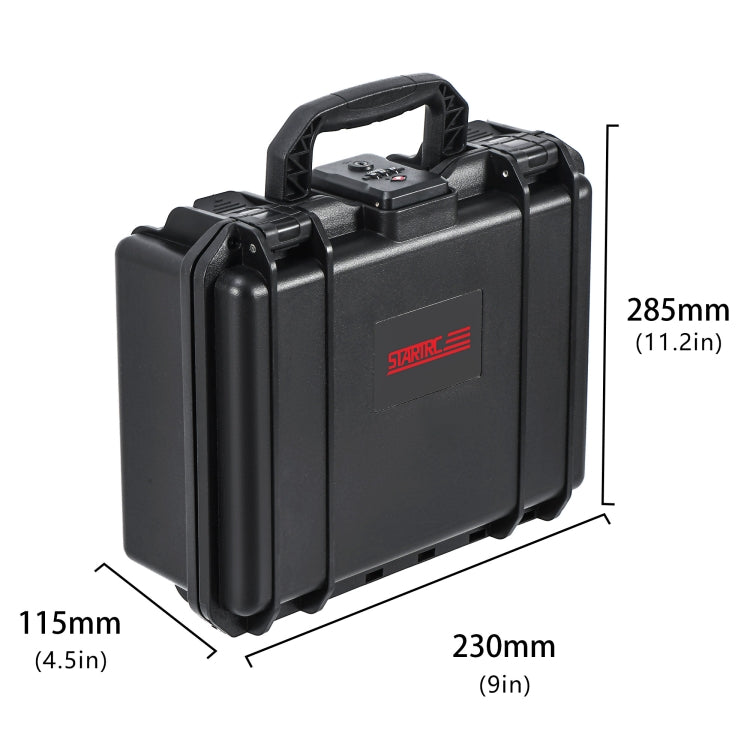 Estuche de almacenamiento tipo maleta de doble capa EVA ABS resistente al agua con cerradura de combinación TSA STARTRC para DJI Osmo Pocket 3, For DJI Osmo Pocket 3