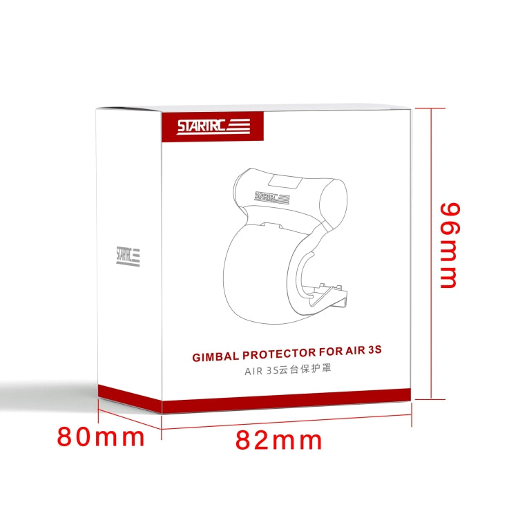Para DJI Air 3S STARTRC Cubierta protectora de lente Cubierta de cardán, For DJI Air 3S
