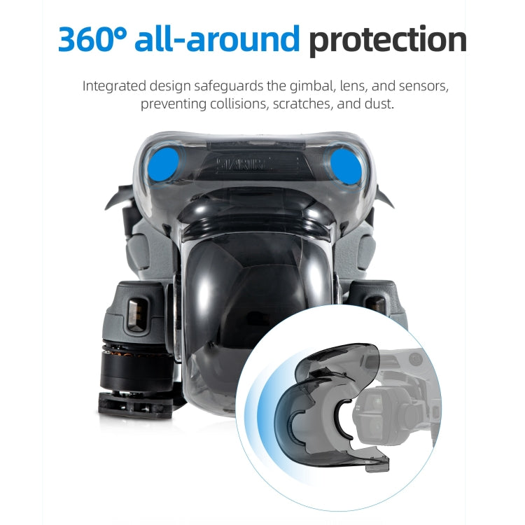 Para DJI Air 3S STARTRC Cubierta protectora de lente Cubierta de cardán, For DJI Air 3S