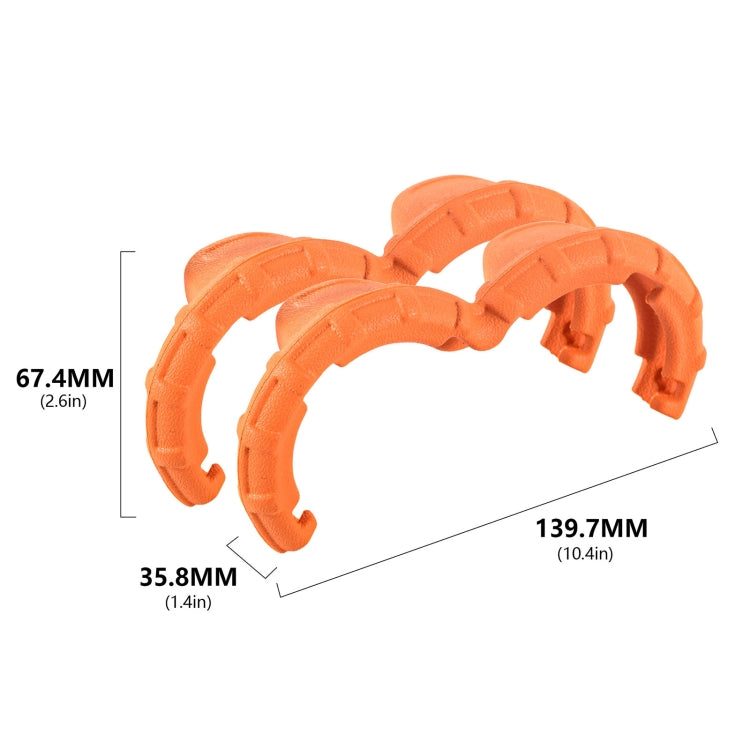 Parachoques protector de hélice flotante antihundimiento ligero para DJI Neo STARTRC, For DJI Neo (Orange)