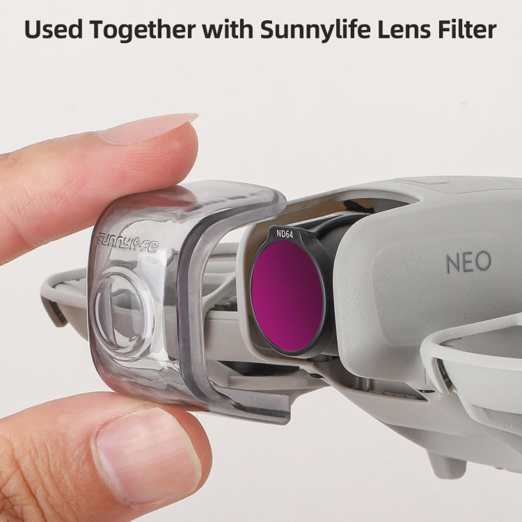 Protector de lente de cámara con estabilizador integrado para DJI Neo Sunnylife, Sunnylife For DJI Neo