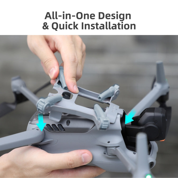 Para DJI Air 3S / 3 Extensiones de tren de aterrizaje Sunnylife Pata de soporte de engranajes de araña elevados