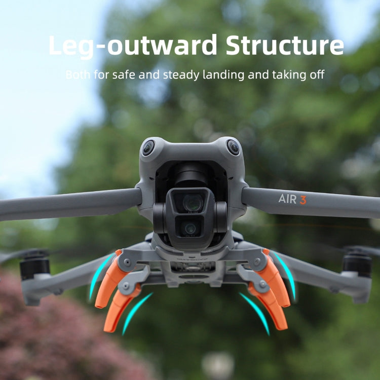 Para DJI Air 3S / 3 Extensiones de tren de aterrizaje Sunnylife Pata de soporte de engranajes de araña elevados