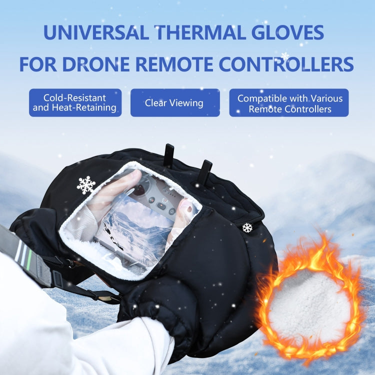 Guantes de invierno abrigados con control remoto universal para drones STARTRC, V2