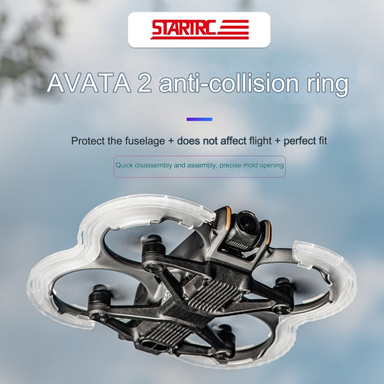 Cubierta protectora anticolisión de TPU para control central STARTRC de DJI Avata 2, For DJI Avata 2