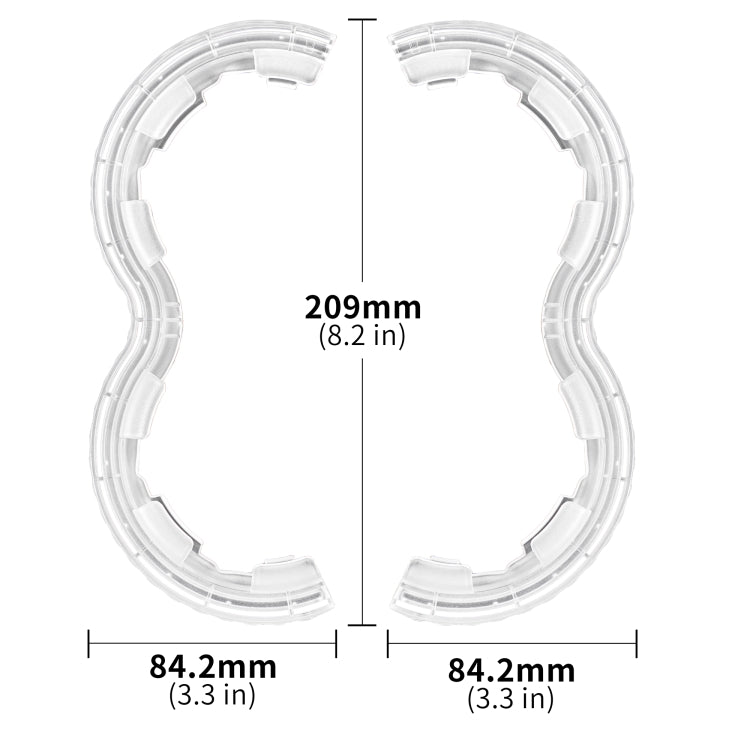 Cubierta protectora anticolisión de TPU para control central STARTRC de DJI Avata 2, For DJI Avata 2