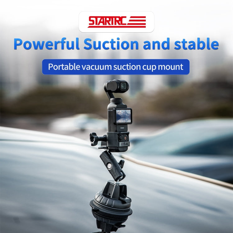 Soporte adaptador de expansión con ventosa STARTRC para DJI OSMO Pocket 3, For DJI OSMO Pocket 3 Suction Cup Holder