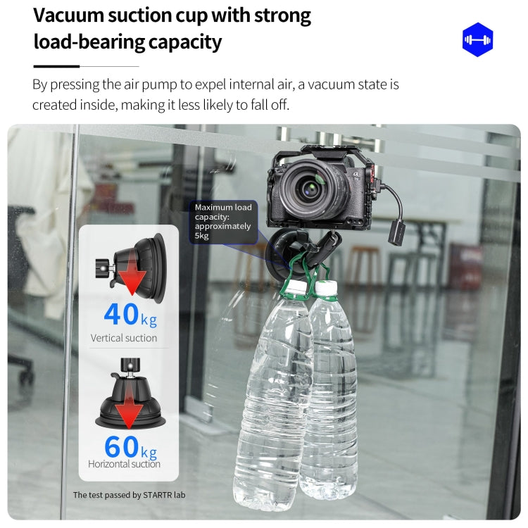 Soporte adaptador de expansión con ventosa STARTRC para DJI OSMO Pocket 3, For DJI OSMO Pocket 3 Suction Cup Holder