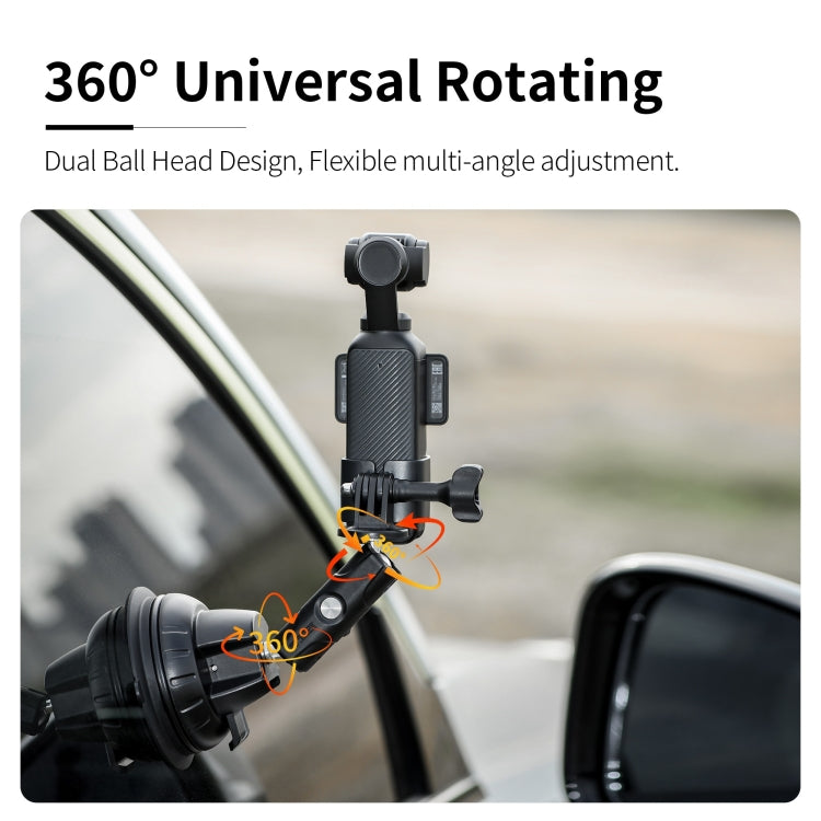 Soporte adaptador de expansión con ventosa STARTRC para DJI OSMO Pocket 3, For DJI OSMO Pocket 3 Suction Cup Holder