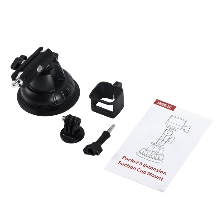 Soporte adaptador de expansión con ventosa STARTRC para DJI OSMO Pocket 3, For DJI OSMO Pocket 3 Suction Cup Holder