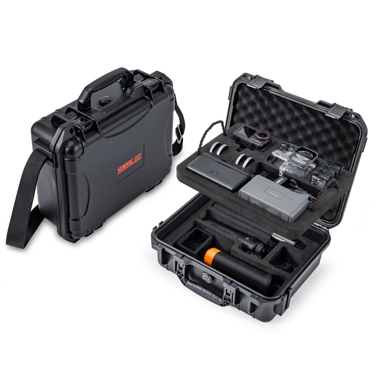 Estuche de almacenamiento tipo maleta de doble capa EVA ABS resistente al agua STARTRC para DJI Osmo Action 5 Pro, For DJI Osmo Action 5 Pro