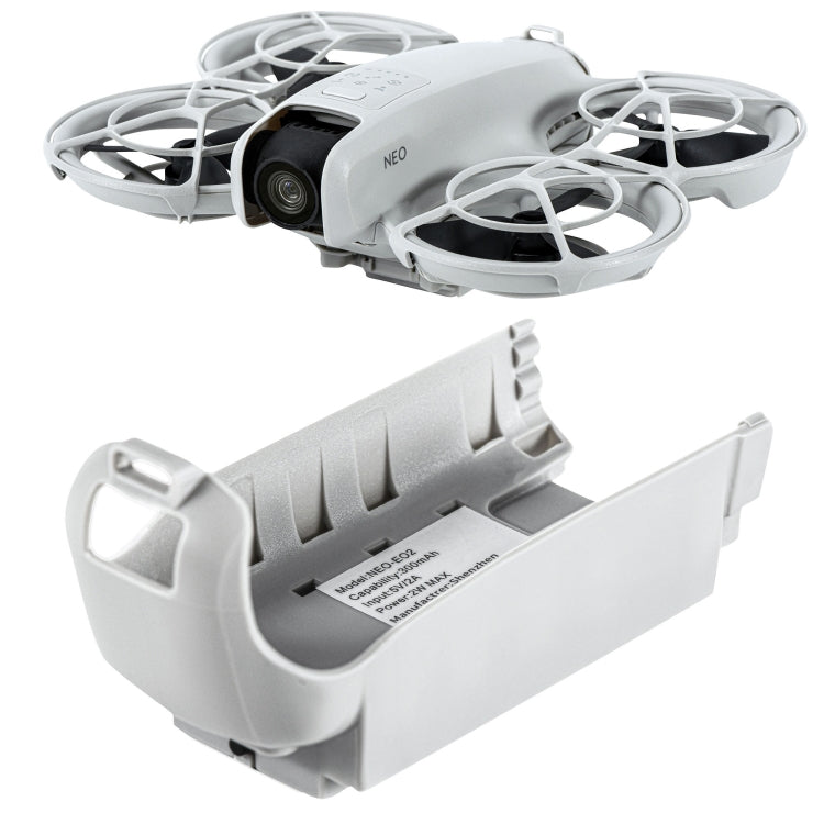 Soporte de entrenamiento para tren de aterrizaje elevado anticaídas plegable con luz LED para DJI Neo STARTRC, For DJI Neo