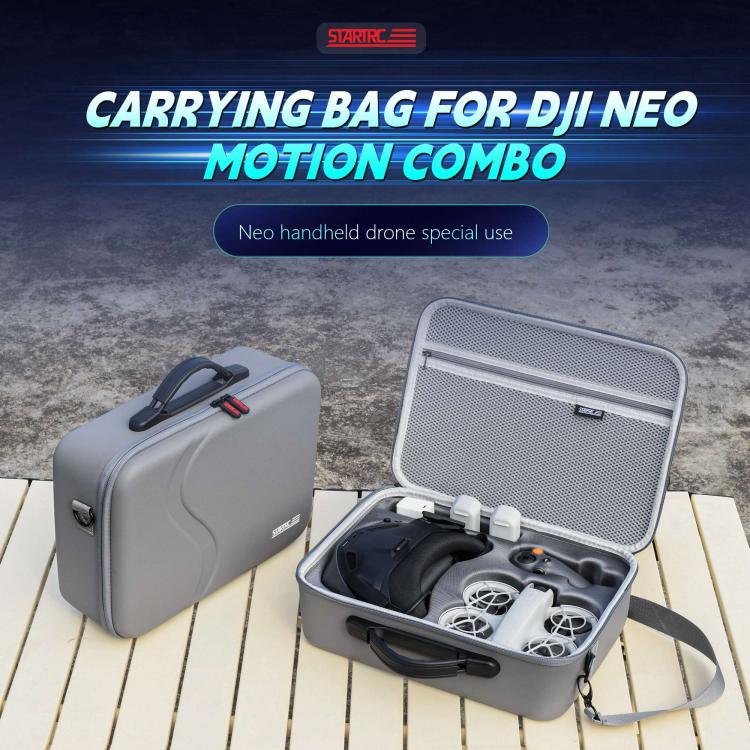 Bolso de mano de PU para almacenamiento en el hombro mejorado para DJI Neo STARTRC, For DJI Neo Upgraded