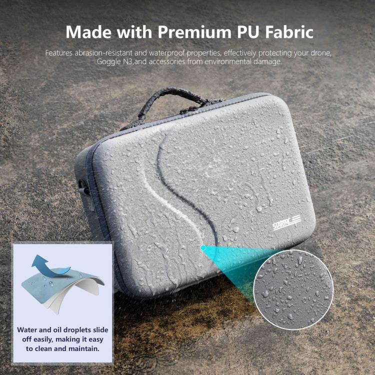 Bolso de mano de PU para almacenamiento en el hombro mejorado para DJI Neo STARTRC, For DJI Neo Upgraded