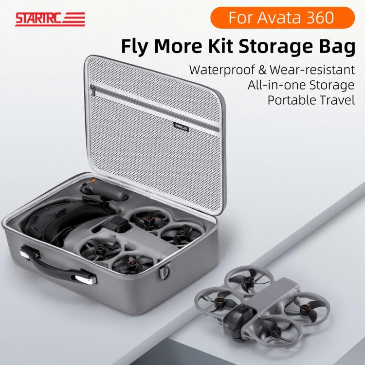 Bolso de hombro de PU mejorado para DJI Avata 360 STARTRC, bolso de mano para kit de vuelo con sensor de movimiento., For DJI Avata 360