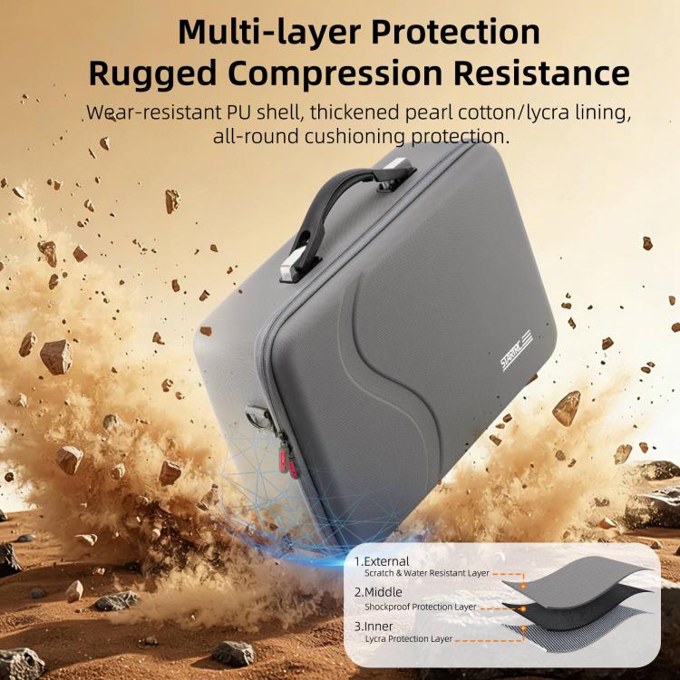 Bolso de hombro de PU mejorado para DJI Avata 360 STARTRC, bolso de mano para kit de vuelo con sensor de movimiento., For DJI Avata 360
