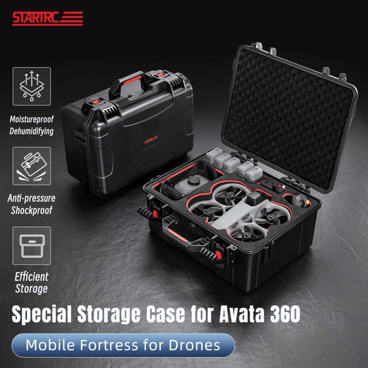 Maleta portátil impermeable con sensor de movimiento para DJI Avata 360 STARTRC, caja de almacenamiento para kit de vuelo., For DJI Avata 360