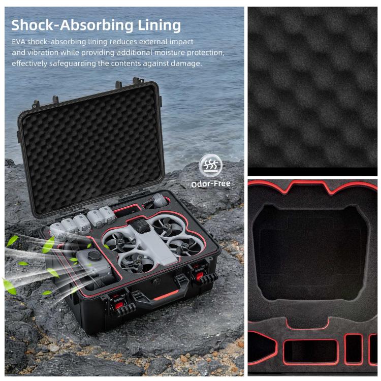 Maleta portátil impermeable con sensor de movimiento para DJI Avata 360 STARTRC, caja de almacenamiento para kit de vuelo., For DJI Avata 360