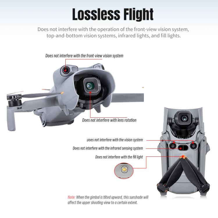 Parasol para gimbal STARTRC para DJI Mini 4 Pro, For DJI Mini 5 Pro
