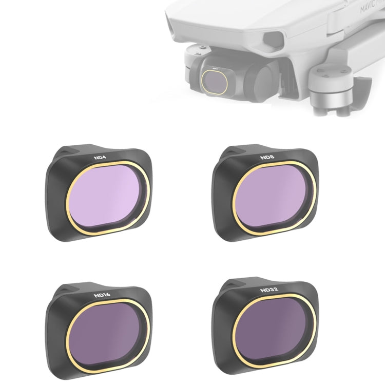 JSR Drone 4 en 1 ND4+ND8+ND16+ND32 Filtro de densidad neutra para DJI MAVIC mini, D4+ND8+ND16+ND32