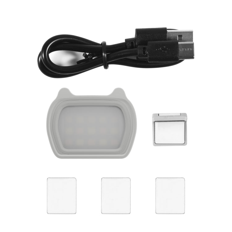 STARTRC Luz de relleno magnética universal multifuncional con orejas de gato Luz para selfies de belleza para DJI OM6/OM SE/OM 5/OM4 SE, Fill Light