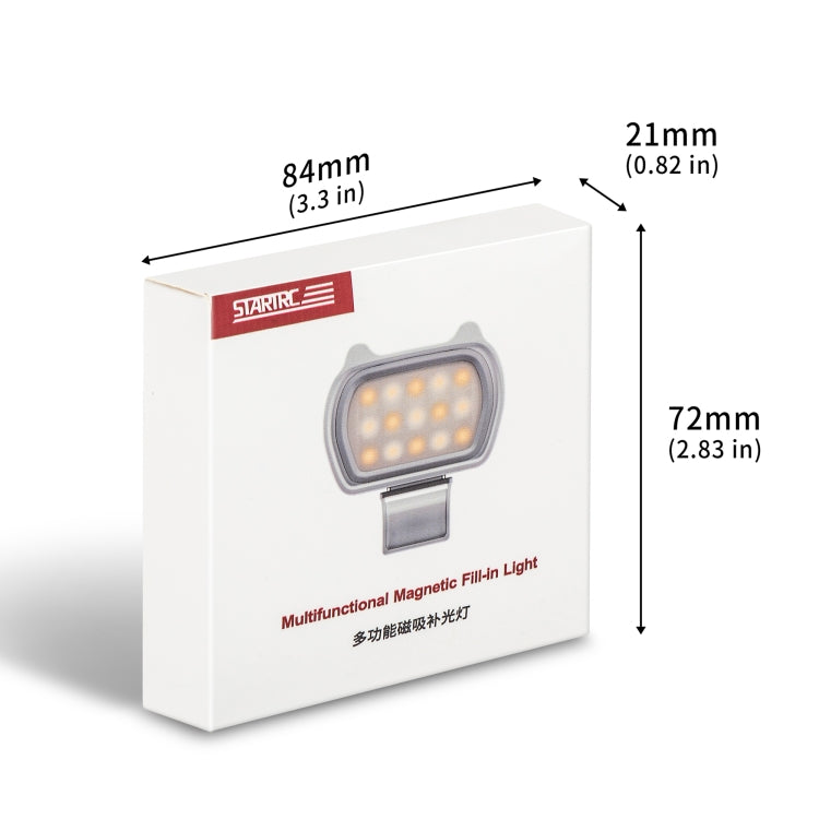 STARTRC Luz de relleno magnética universal multifuncional con orejas de gato Luz para selfies de belleza para DJI OM6/OM SE/OM 5/OM4 SE, Fill Light
