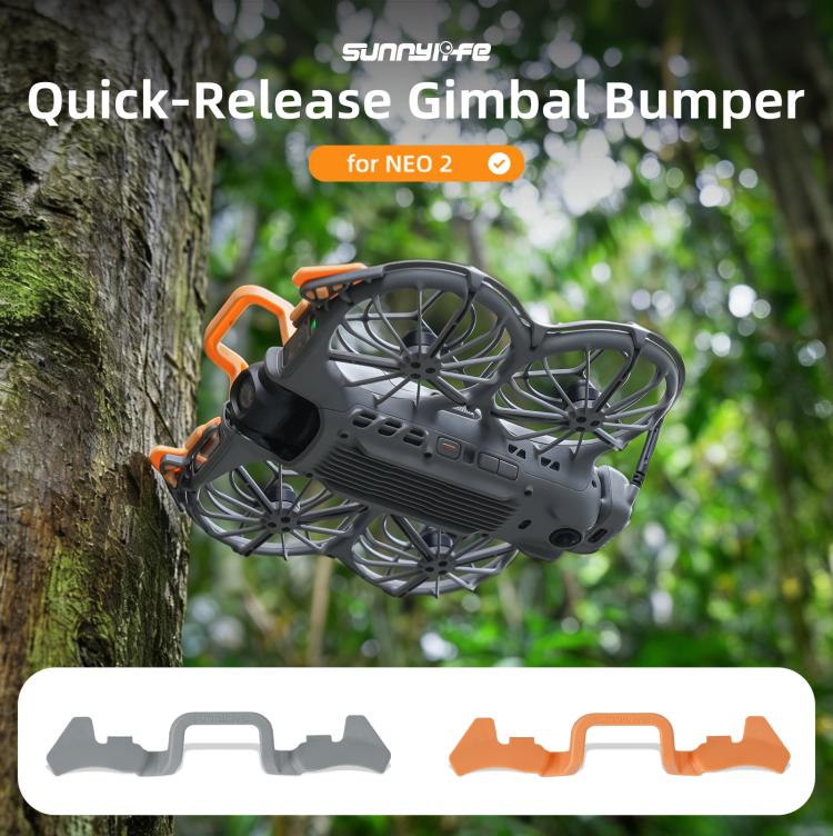Para DJI Neo 2 Sunnylife Parachoques de cardán de liberación rápida Protector de lente de dron Cámara Barra protectora Soporte de protección a prueba de golpes, For DJI Neo 2