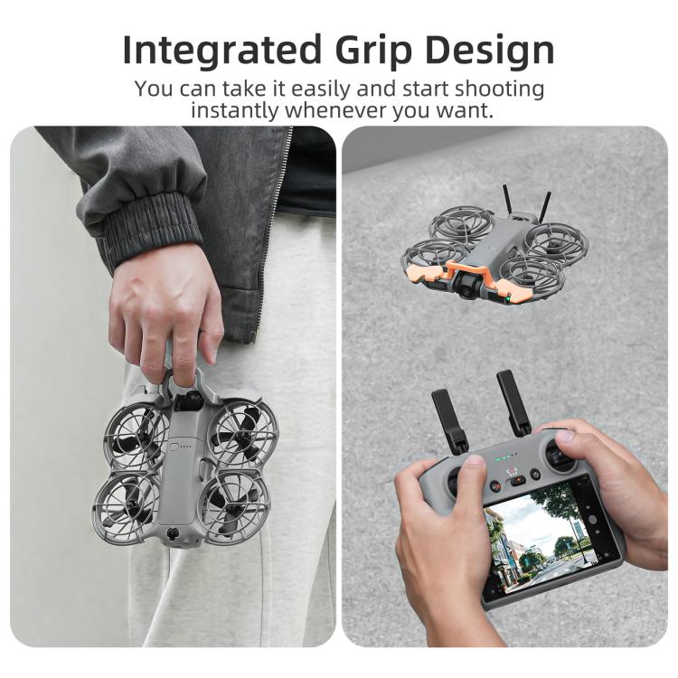 Para DJI Neo 2 Sunnylife Parachoques de cardán de liberación rápida Protector de lente de dron Cámara Barra protectora Soporte de protección a prueba de golpes, For DJI Neo 2
