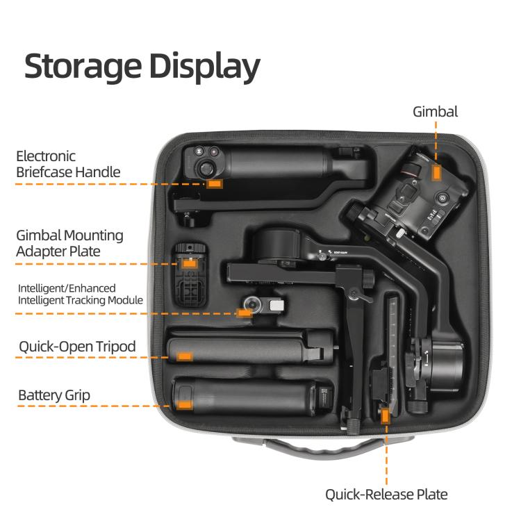 Funda multifuncional Sunnylife para DJI RS 5, bolso de mano, bandolera, bolsa de almacenamiento, For DJI RS 5