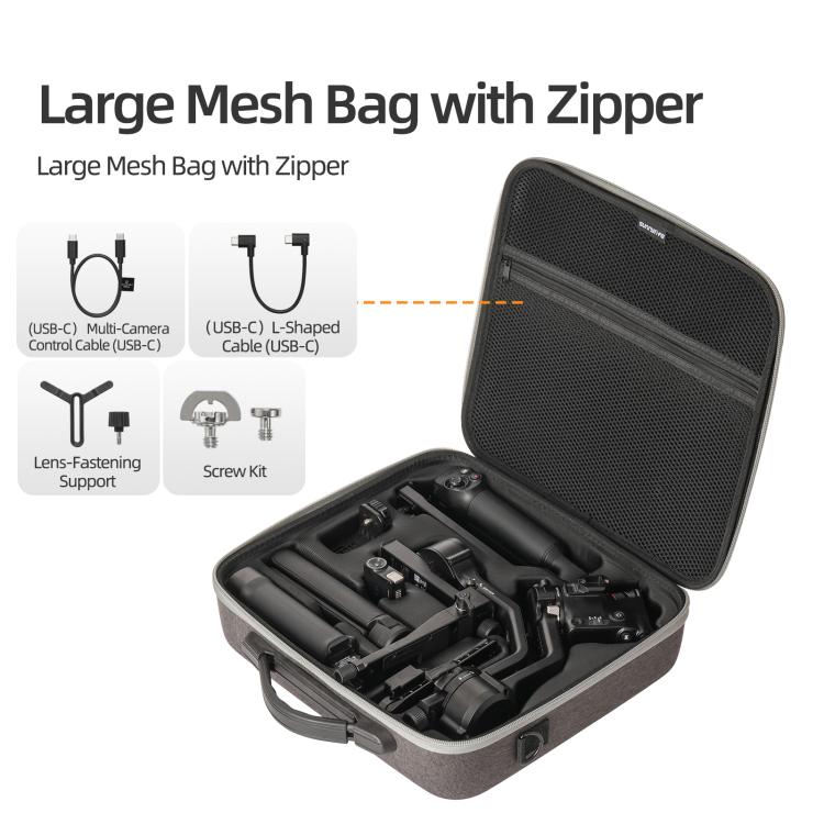 Funda multifuncional Sunnylife para DJI RS 5, bolso de mano, bandolera, bolsa de almacenamiento, For DJI RS 5