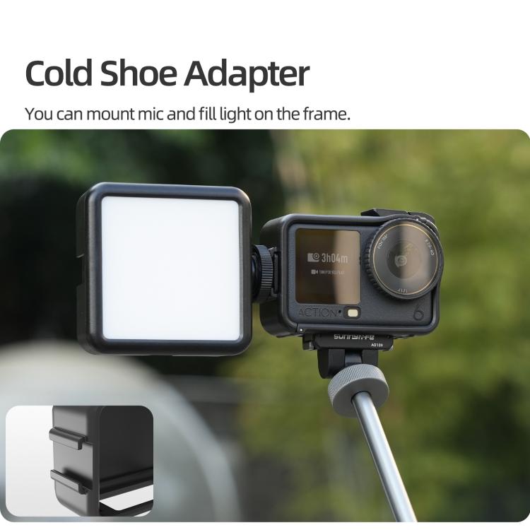 Funda protectora Sunnylife para DJI Osmo Action 6, adaptador de montaje y carcasa con parasol desmontable., For DJI Osmo Action 6