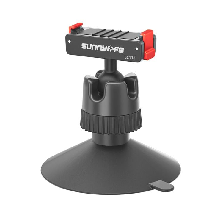 Adaptador de rótula magnética de liberación rápida Sunnylife con soporte giratorio de 360° y ventosa para DJI Osmo 360 / Action 5 Pro / 4 / 3, For DJI Osmo 360 / Action 5 Pro / 4 / 3