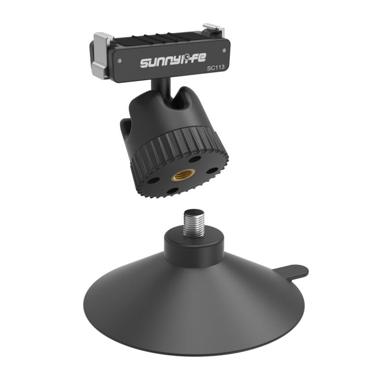 Adaptador de rótula magnética de liberación rápida de doble dirección Sunnylife con ventosa giratoria de 360 grados para DJI Osmo Nano/Action 6, For DJI Osmo Nano / Action 6