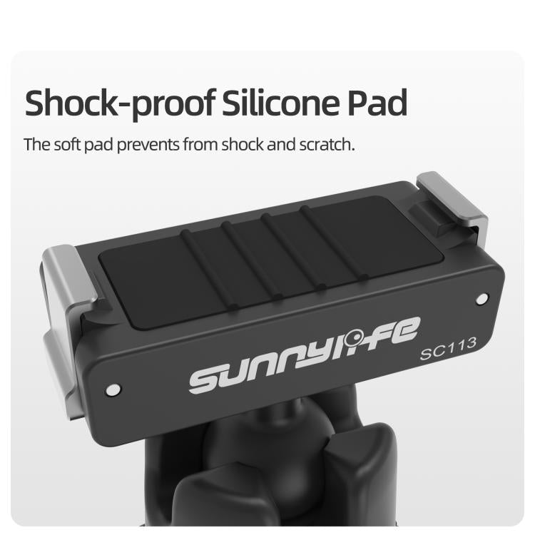 Adaptador de rótula magnética de liberación rápida de doble dirección Sunnylife con ventosa giratoria de 360 grados para DJI Osmo Nano/Action 6, For DJI Osmo Nano / Action 6